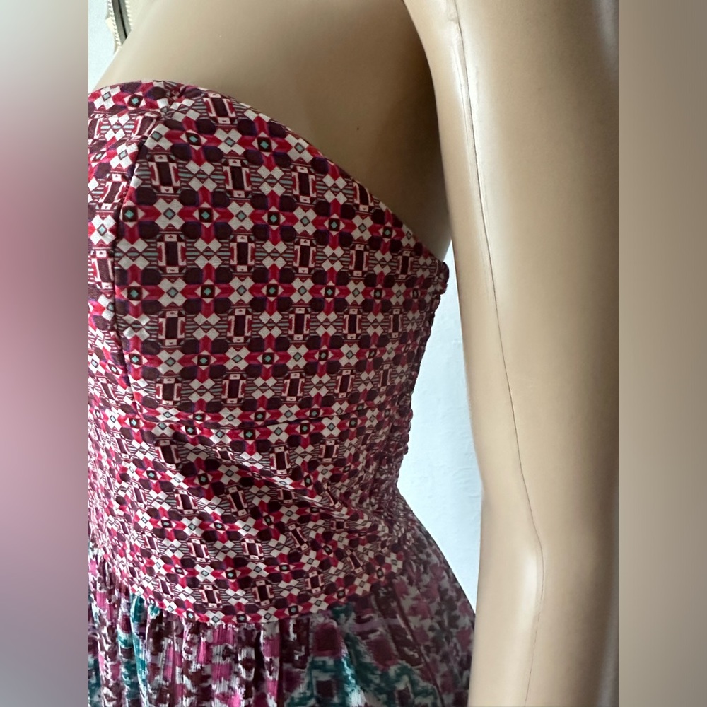 Cute Multi colored sun tube maxi dress size small - Picture 4 of 16